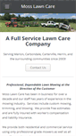 Mobile Screenshot of mosslawncare.com